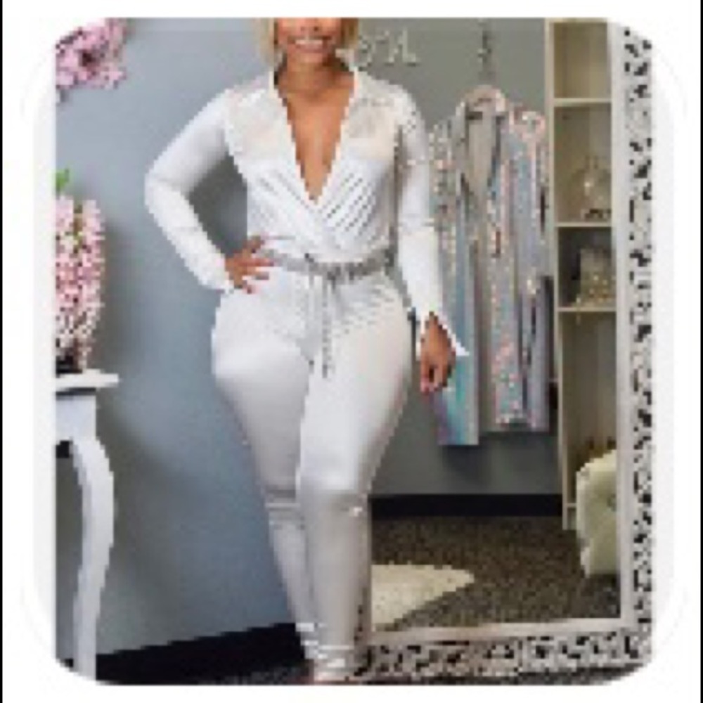 White jumpsuit